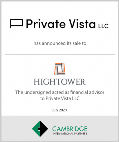 Hightower Makes Strategic Investment in Private Vista
