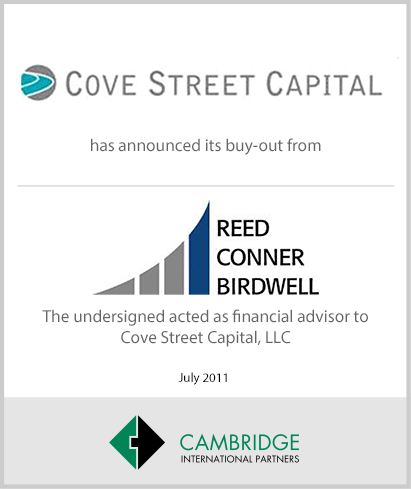 Cove Street Capital