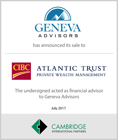 Geneva Advisors/CIBC