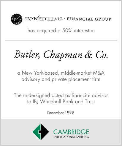 IBJ Whitehall - Butler