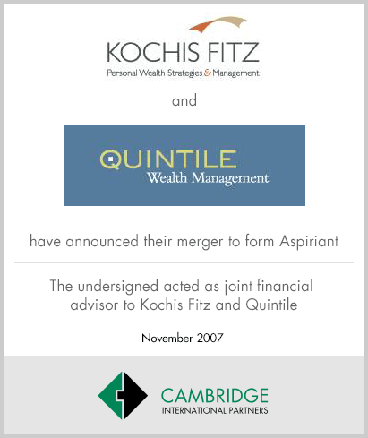 Kochis - Quintile