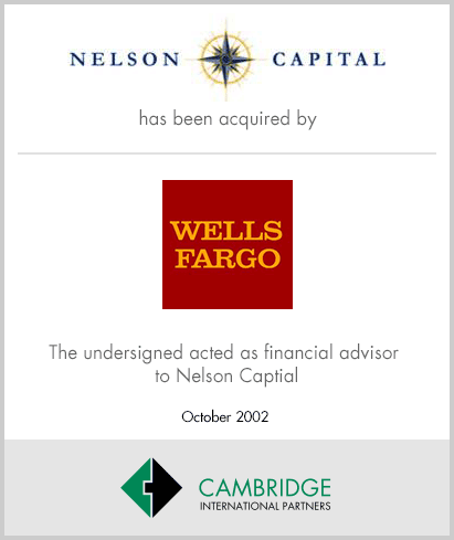 Nelson - Wells Fargo