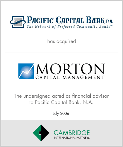 Pacific Capital - Morton