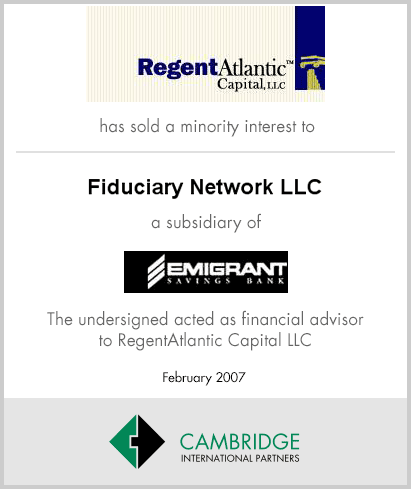 RegentAtlantic - Fiduciary