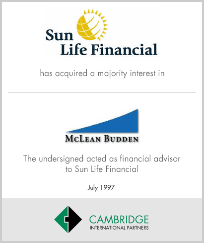 Sun Life - McLean Budden