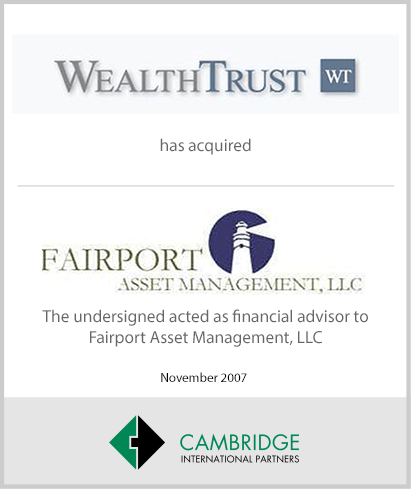 WealthTrust - Fairport